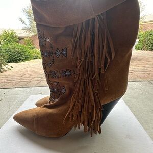 Isabel Marant Fringe Booties with Detailing